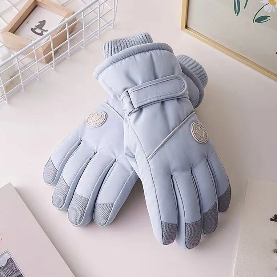 Thermal Velvet Insulated Windproof Winter Ski Gloves