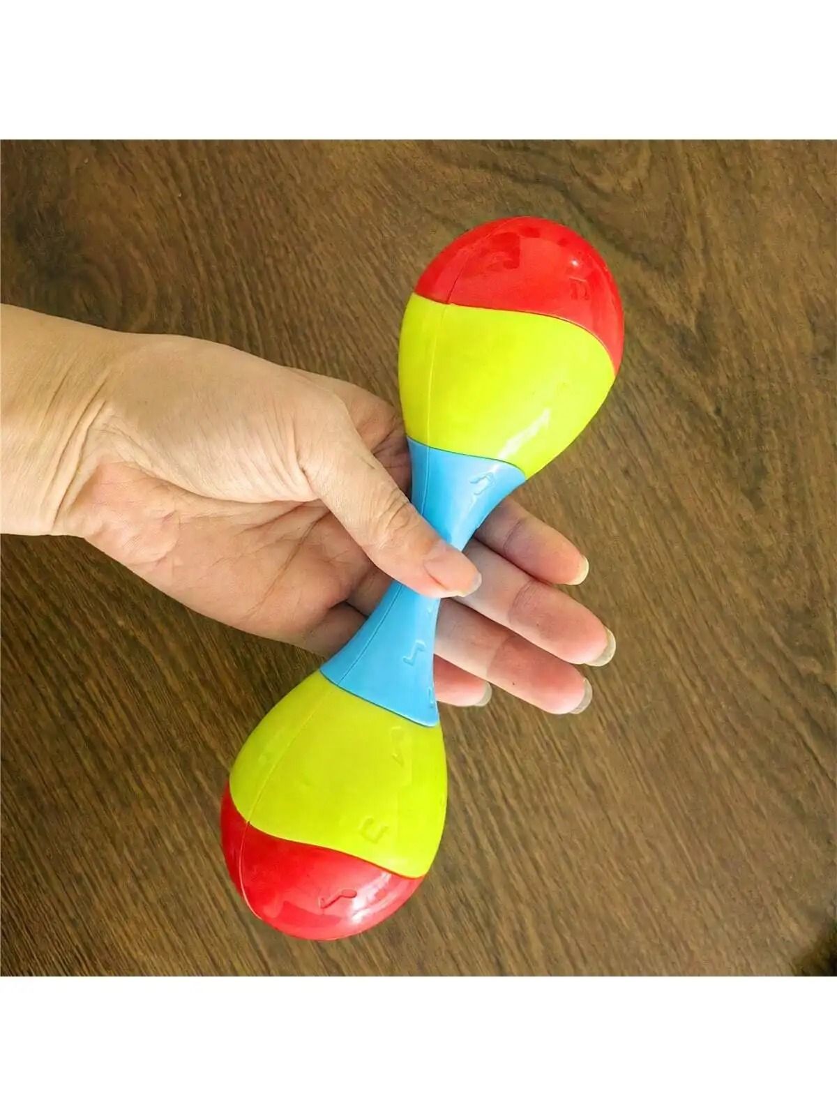 Chromatic Dual-Node Percussion Maraca – High-Fidelity Musical Sand Hammer