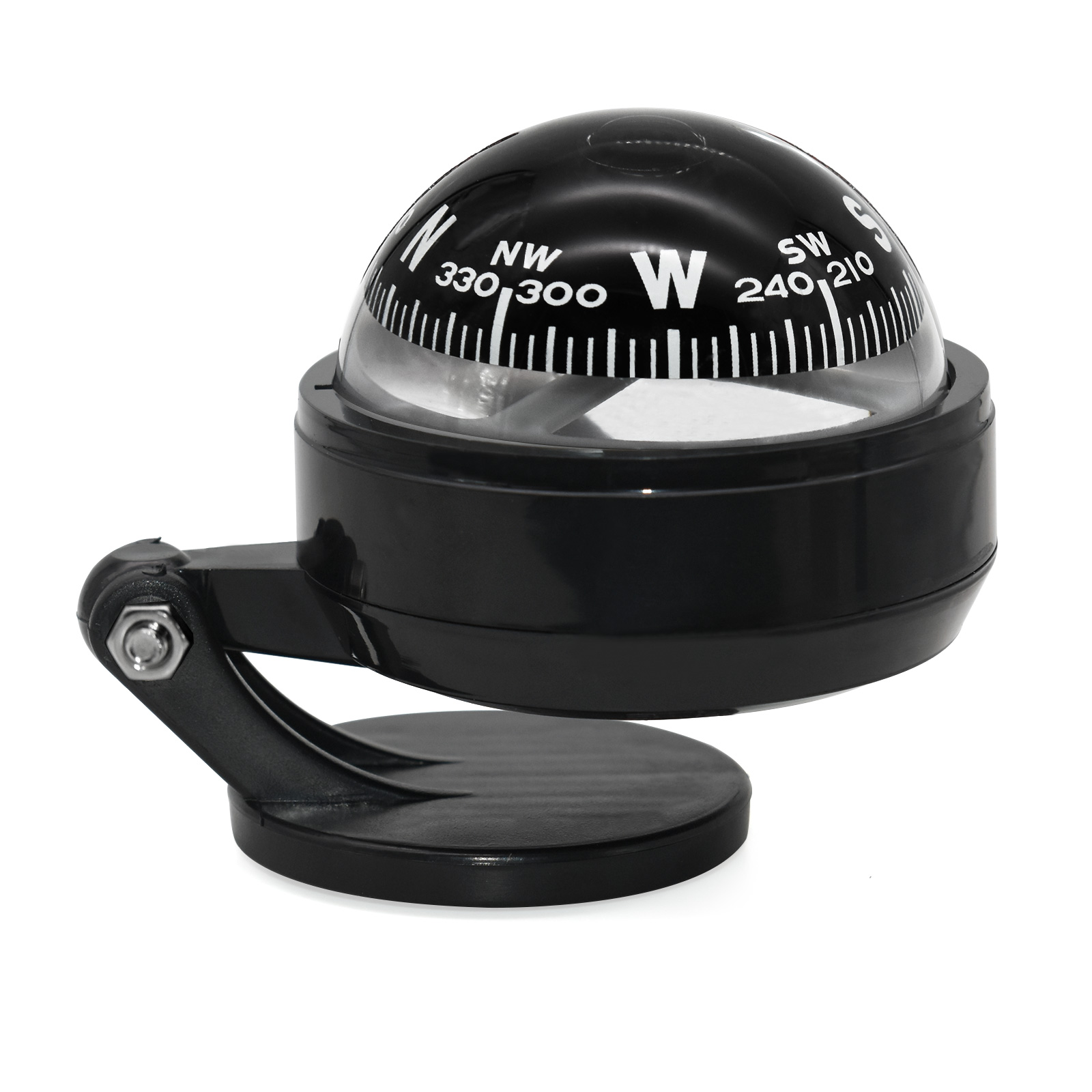 Adjustable Car Dashboard Compass for Boat Truck and Outdoor Navigation