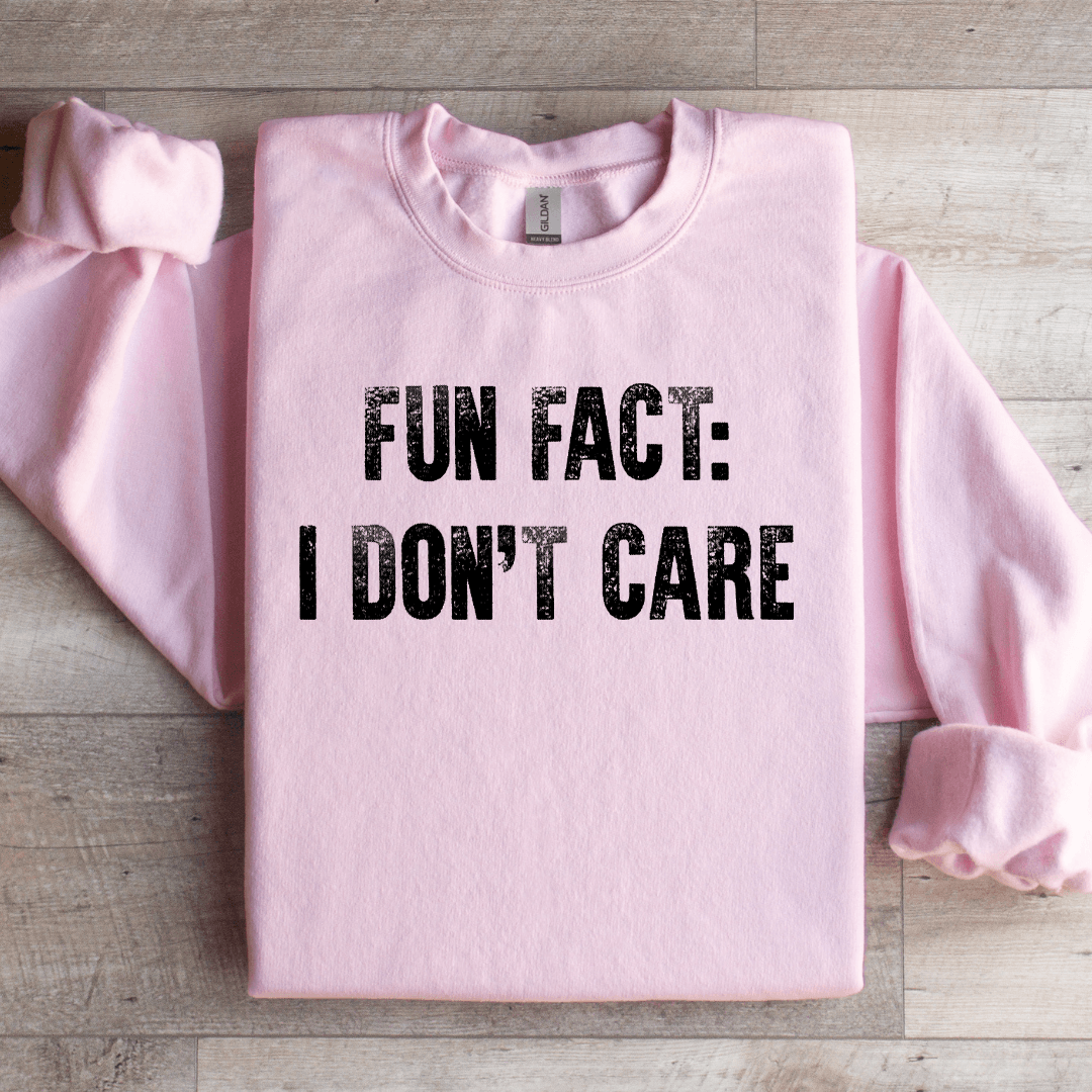 Fun Fact I Don't Care Sweatshirt