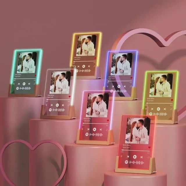 Personalized Spotify Acrylic Photo Lamp