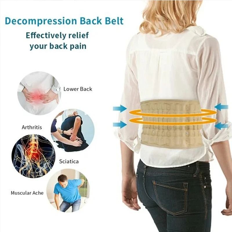 Medical-Grade Inflatable Lumbar Traction Belt