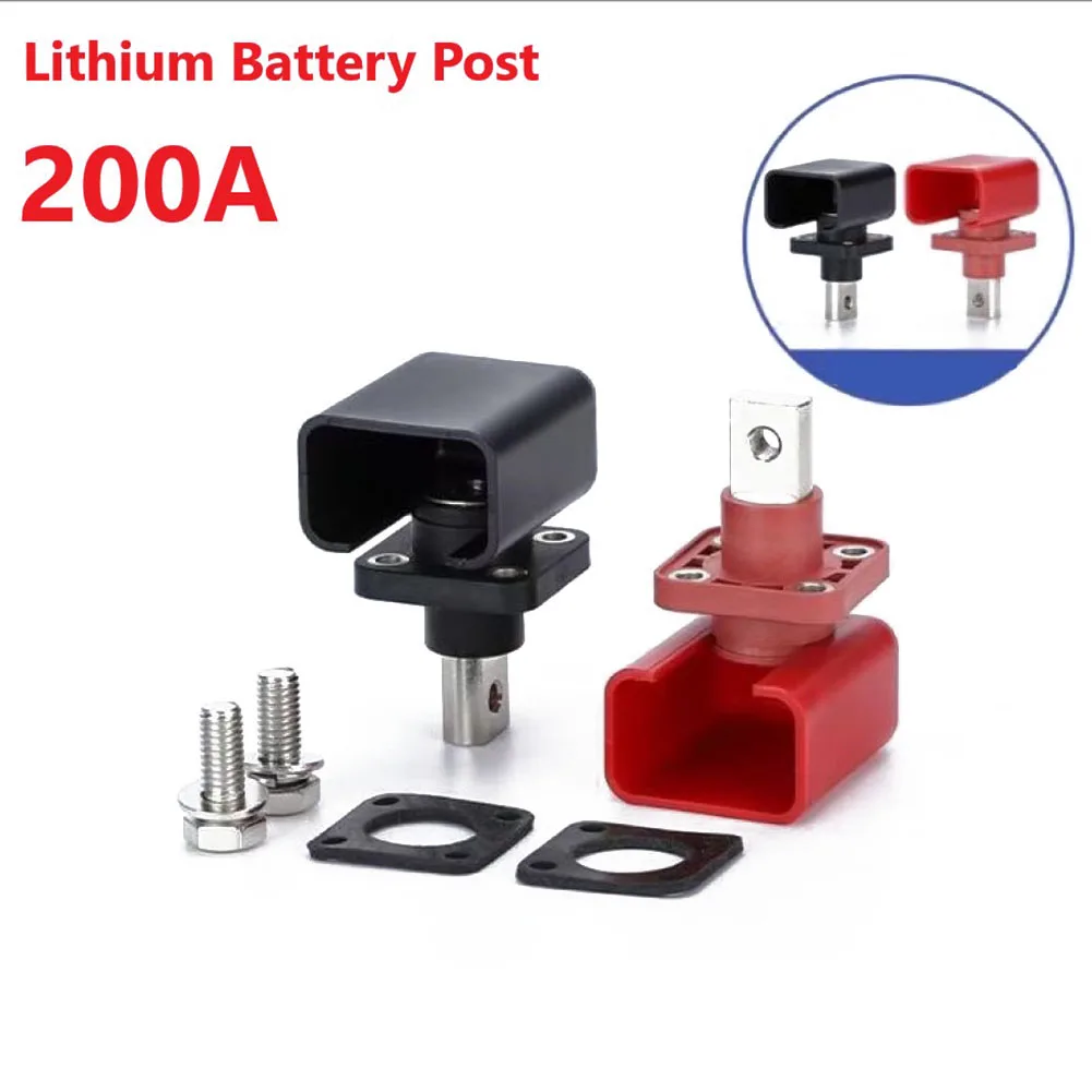 Premium All Copper Battery Terminal Connector Pair for Lithium Energy Storage