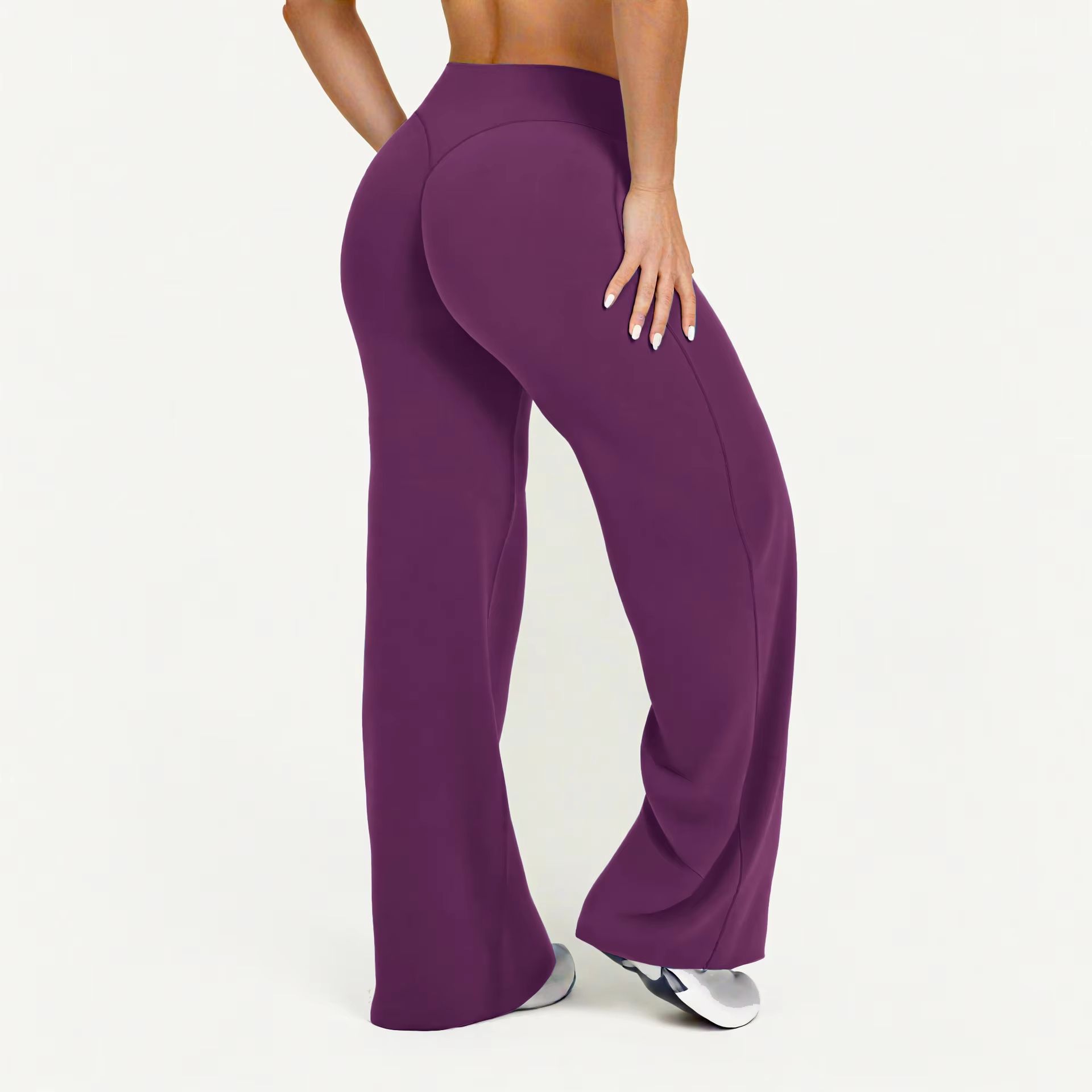 ButterSoft Women's Straight-Leg Yoga Pants – Mid-Waist Active & Lounge Trousers