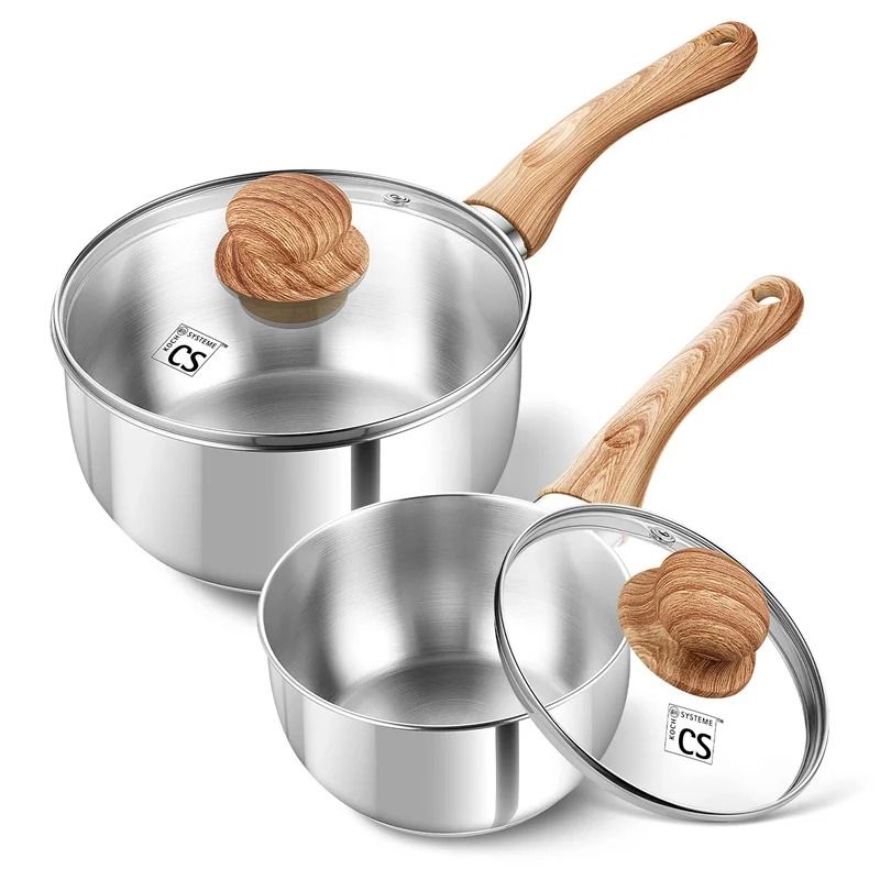 Culinary Grade Stainless Steel Saucepan System