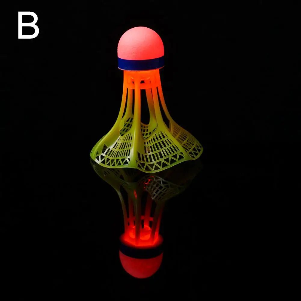 LED Glow Badminton Shuttlecocks Set