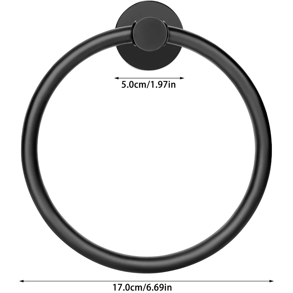 Stainless Steel Towel Ring – SUS304 Round Hand Towel Holder