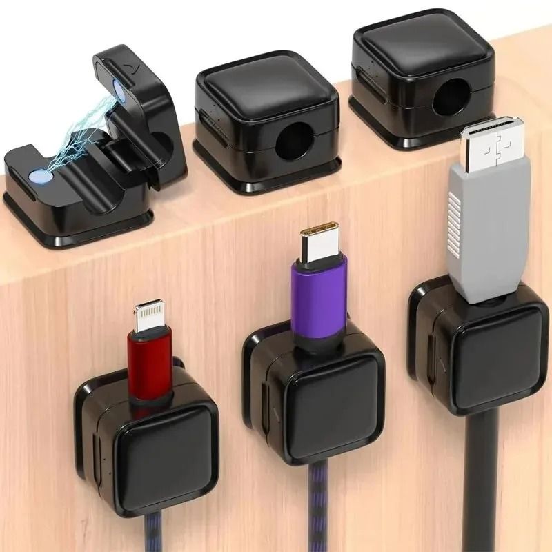 6PCS Magnetic Silicone Cable Organizer Set