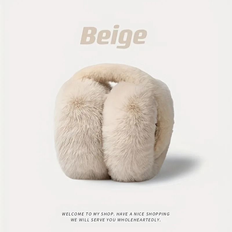 Foldable Plush Thermal Winter Earmuffs