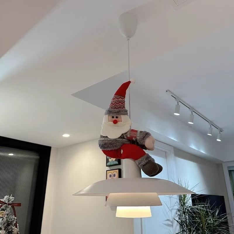 Cute Santa Claus Curtain Buckle, Christmas Pendant, Chandelier Decoration for Holiday Gift Decoration
