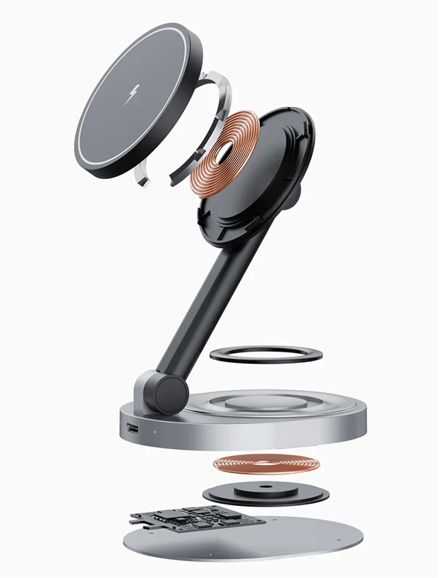 MagCharge Pro 3 in 1 Magnetic Wireless Charger Stand for iPhone and Apple Devices