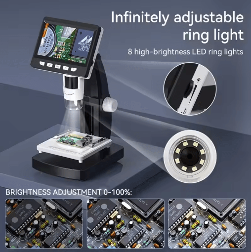 1000X LCD Digital Microscope 4.3