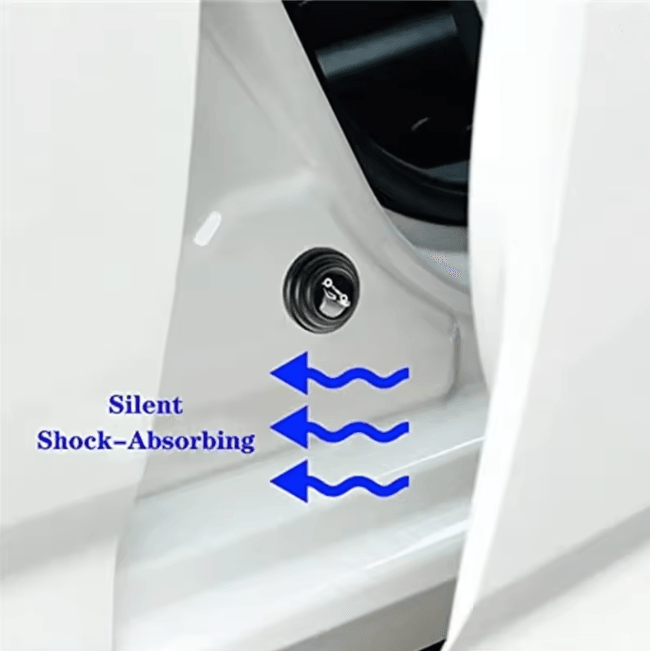 SilentGuard Car Door Shock Absorbing Silicone Protector Pads