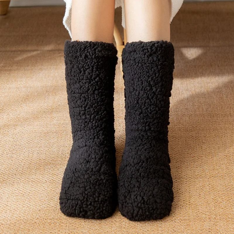 Thickened Thermal Winter Socks with Anti Slip Sole