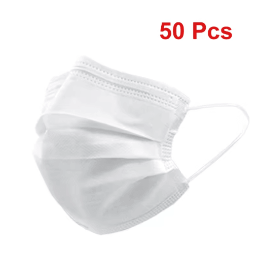 Safe Guard 3 Layer Disposable Face Masks Breathable Anti-Dust Protection with Earloops
