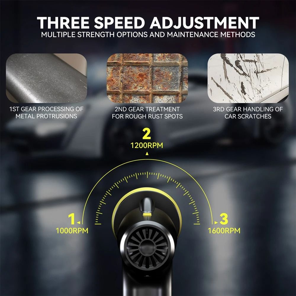 Compact Handheld Electric Car Polisher