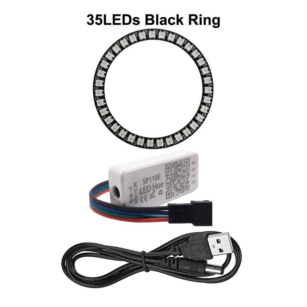 WS2812B Addressable RGB LED Pixel Ring Kit