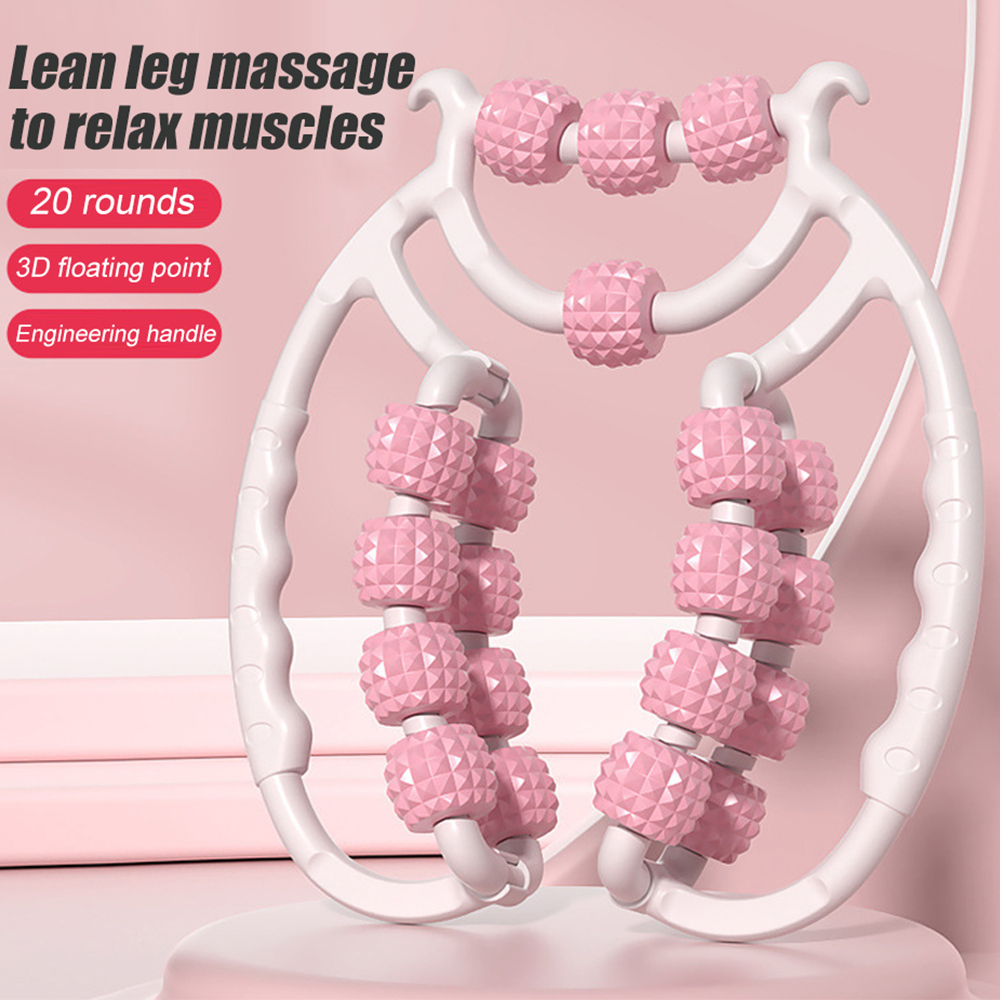 Wheel Annular Leg Clamp Massager Anti cellulite Body Slimming Roller Massage for Relaxation