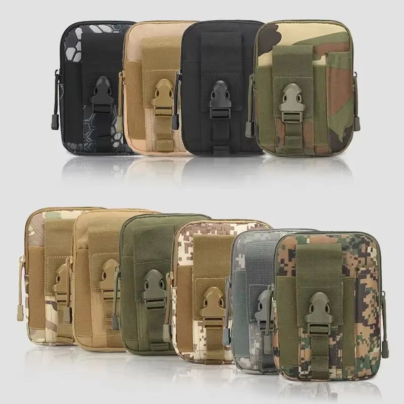Waterproof Nylon Mobile Phone Waist Bag for Men