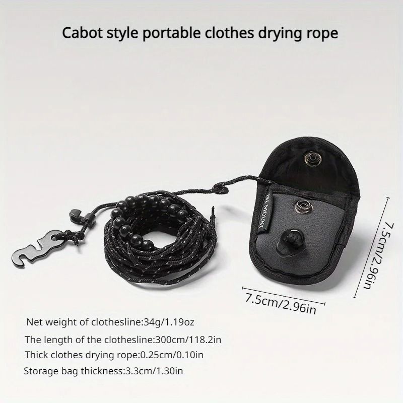 Heavy-Duty Stretch Camping Clothesline