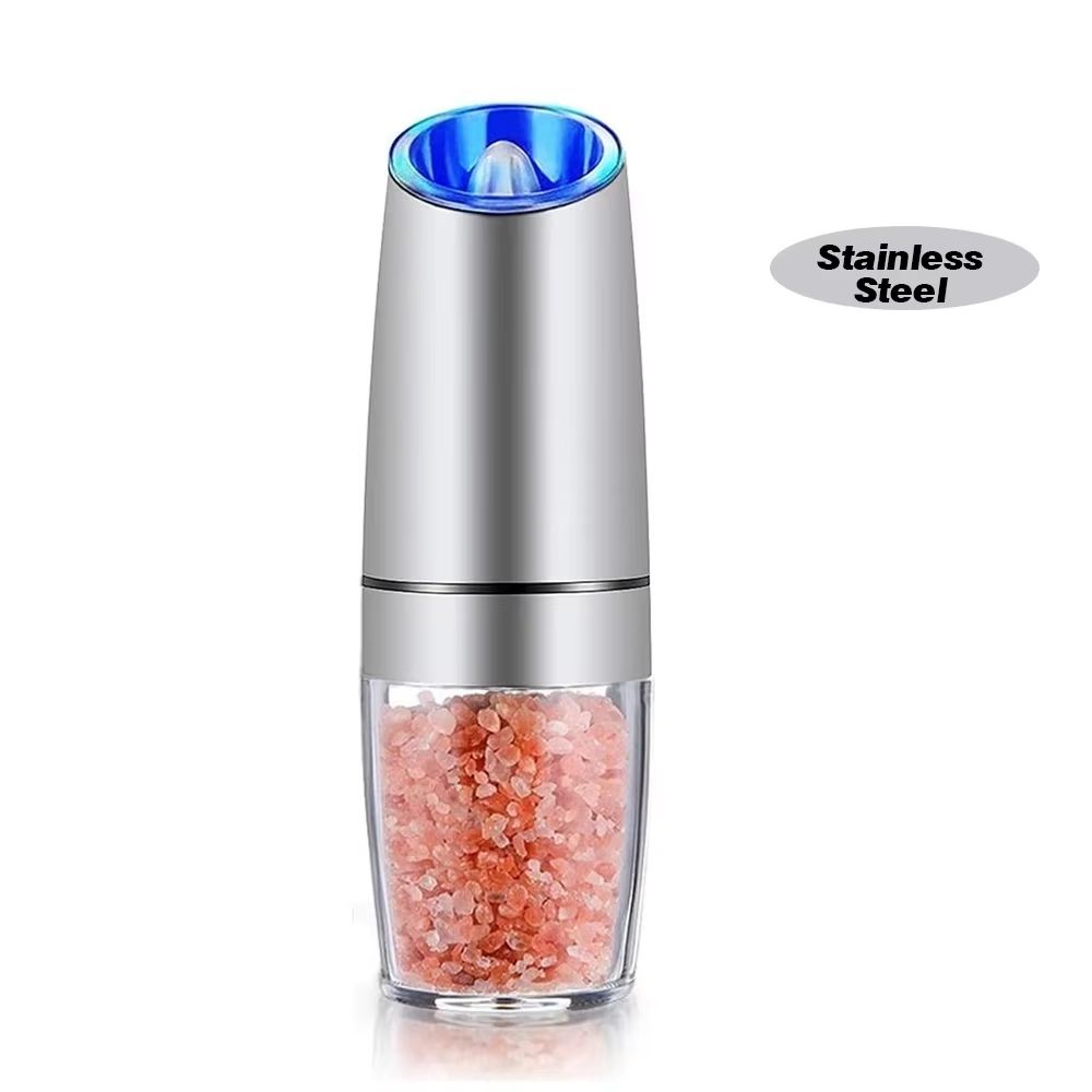 Electric Automatic Salt and Pepper Grinder with LED Light and Adjustable Coarseness
