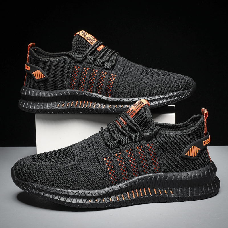 Casual Shoes Fashion Sneakers Lightweight Breathable Walking Shoe Lace Up Male Footwear