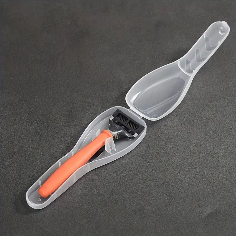 ProShield Transparent Razor Travel Case – Dustproof Organizer for Razors & Cartridges