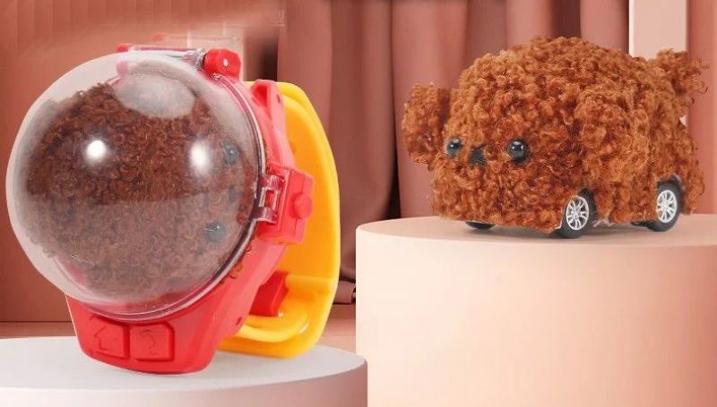Mini Watch Car Parent Child Interaction, Remote Control Car Electric Alloy, Children's Watch Racing Toy Gift