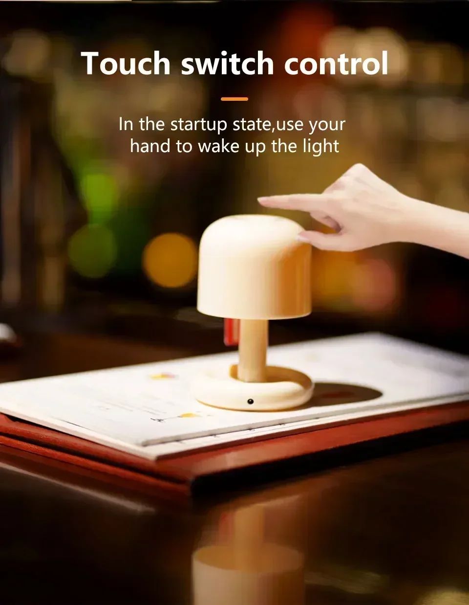 USB Rechargeable Mini Mushroom Sunset Night Lamp