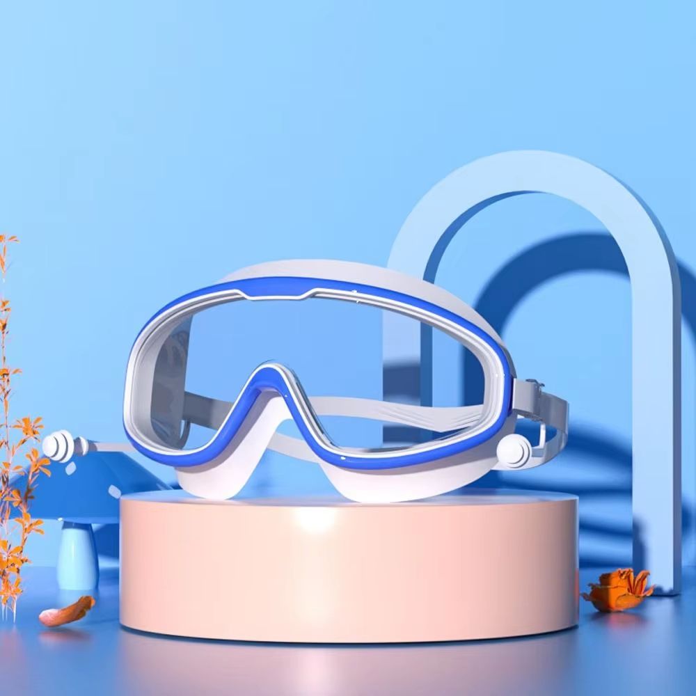 Kids Anti-Fog No-Leak Swim Goggles Clear Pool and Beach Eyewear Ages 3-15