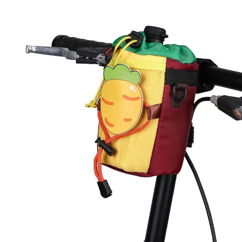 Cycling Front Bottle Pouch and Handlebar Water Bottle Cage Bag