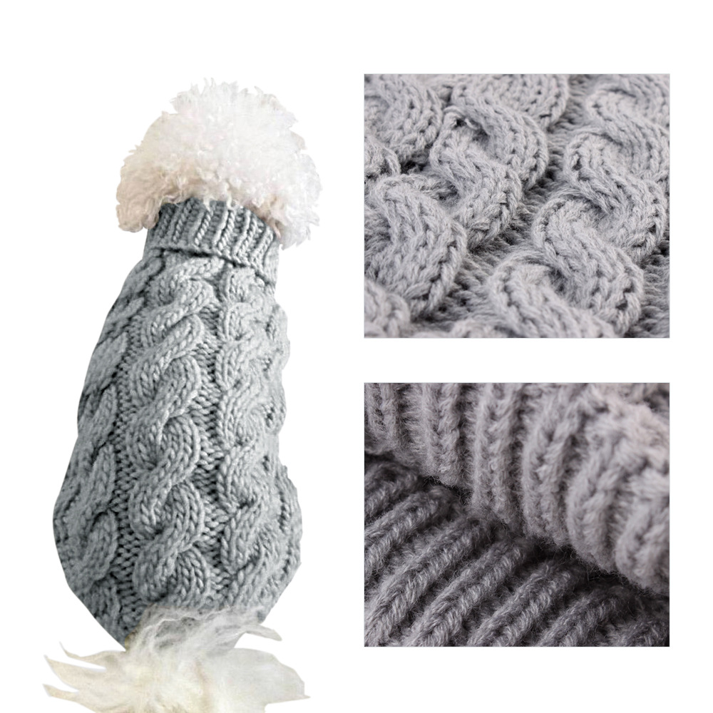 Cozy Winter Wear: Stylish Sweaters for Small to Medium Pets - Perfect for Chihuahuas, Yorkies, and Cats!