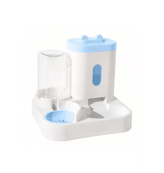 Automatic Cat Water Dispenser & Gravity Pet Feeder Spill Proof Large Capacity Design
