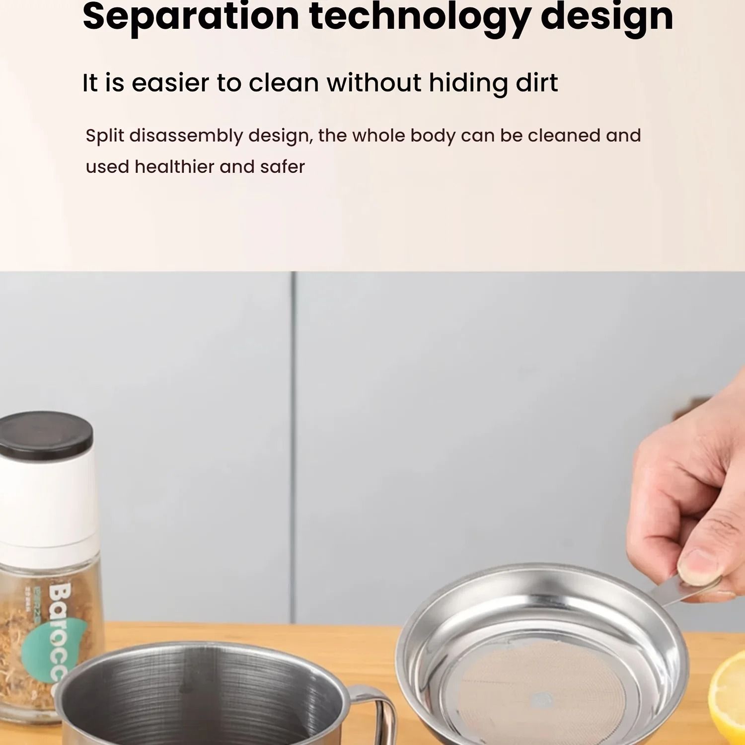 Oil Management Station – 1.3L Stainless Steel Grease Filter & Storage Container