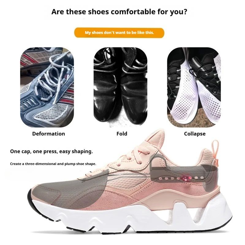 Adjustable Shoe Trees for Sneakers and Dress Shoes, Anti Crease Shoe Stretcher Inserts