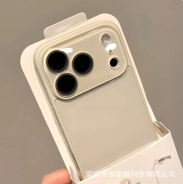 Luxury iPhone Tempered Glass Case Shockproof Hard Back with Camera Protection