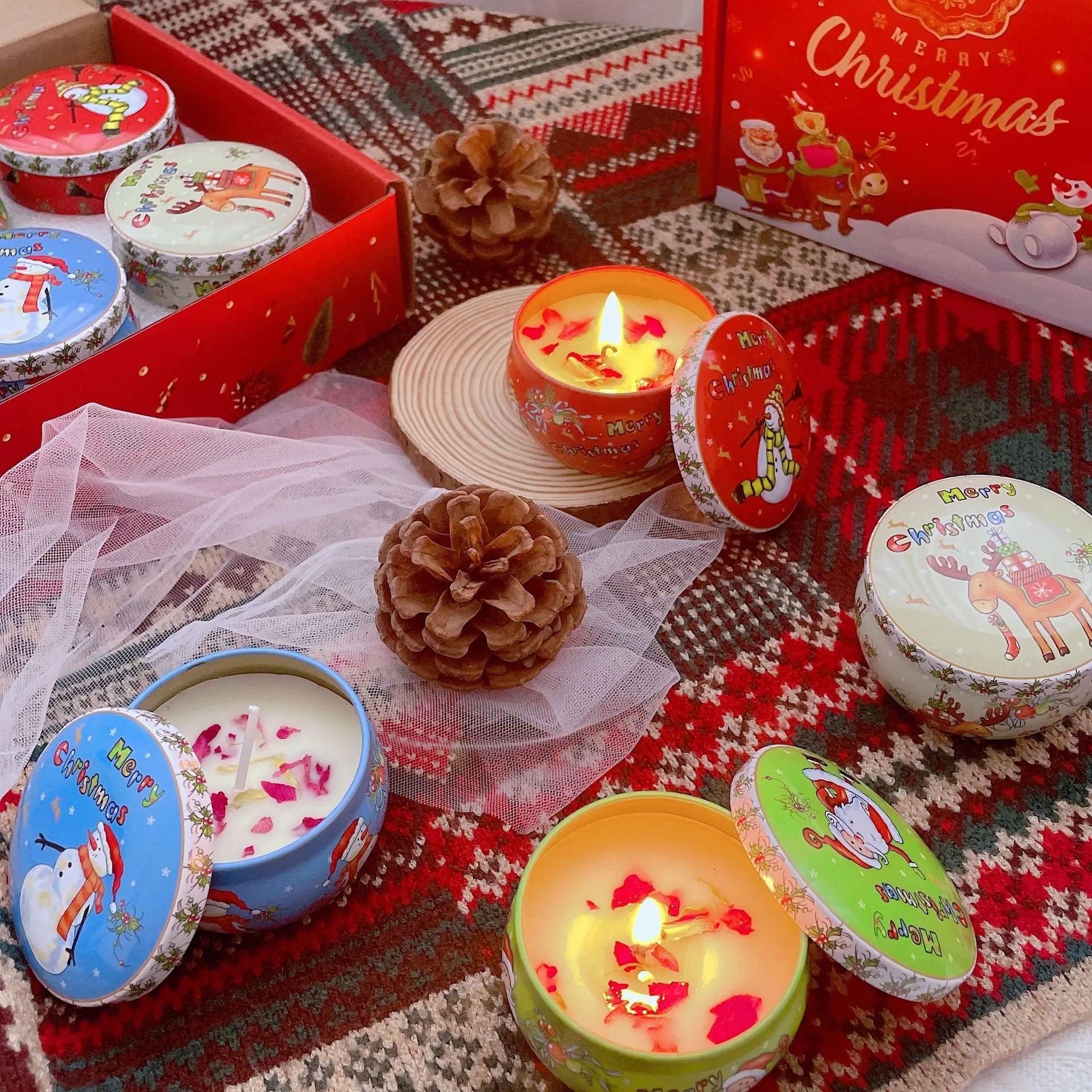 Gemini said Christmas Holiday Aromatherapy Candle Collection