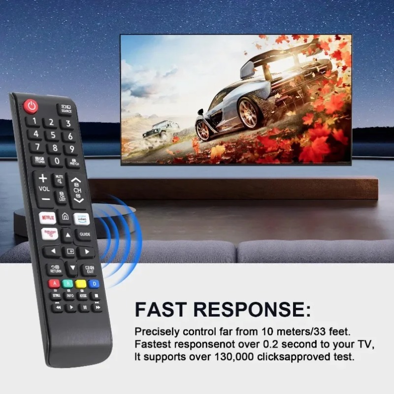 Control Replacement for Samsung Smart TV, Universal Remote for 4K UHD QLED HDTV LED TVs