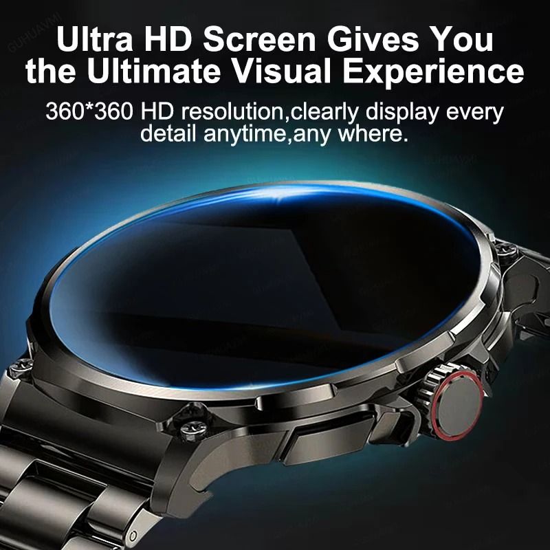 Ultra HD AMOLED GPS Smartwatch with 1.85-Inch Display, 710mAh Battery and Bluetooth Calling