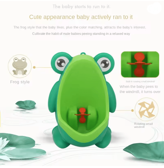Frog Wall Mounted Toddler Training Urinal