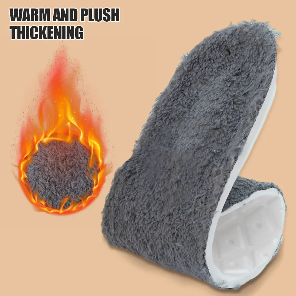 Winter Warm Wool Thermal Insoles, Self Heated Memory Foam for Feet, Self-heating Shoe Pads for Men Women Sports Shoes
