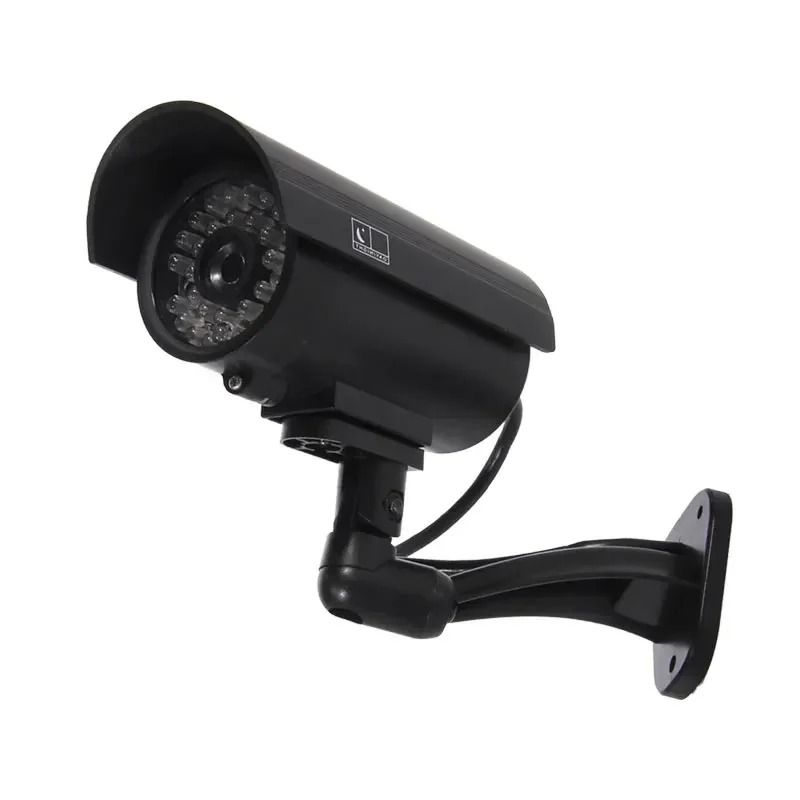 Simulation Solar CCTV Dummy Camera With Flashing LED Light