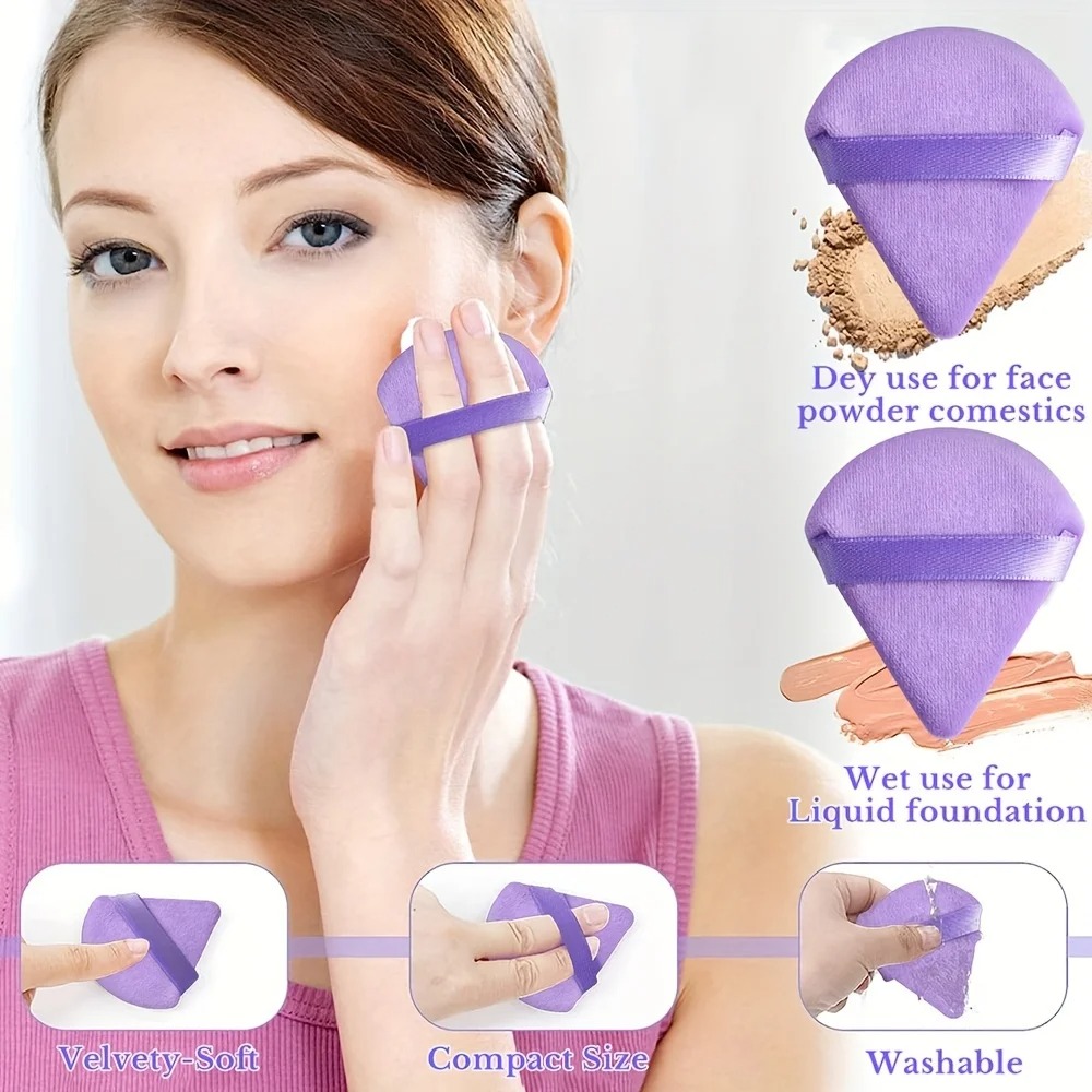 Professional Makeup Sponge Set Soft Multi Purpose Tools for Flawless Foundation Powder & Blush Application