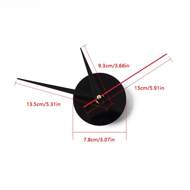 Modern Frameless DIY Wall Clock Silent Creative Home Decoration for Living Room & Office
