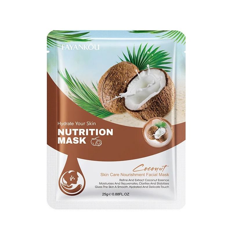 10pcs Fruit Extract Moisturizing and Brightening Facial Mask Set