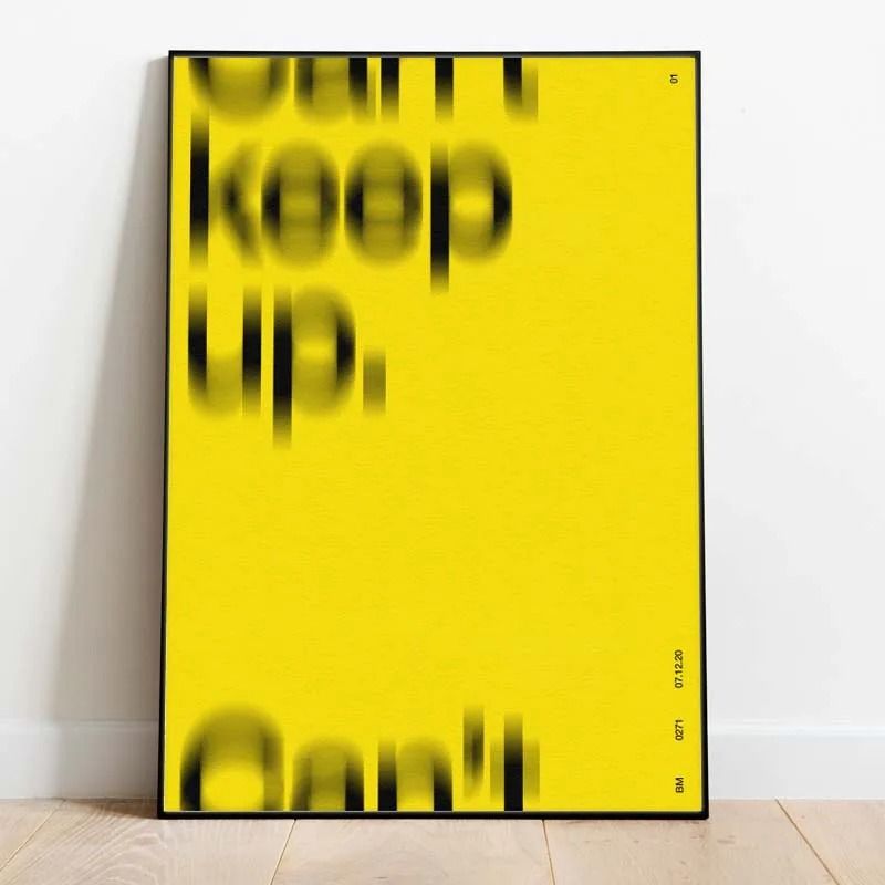 Modern Retro Inspirational Quote Canvas Art