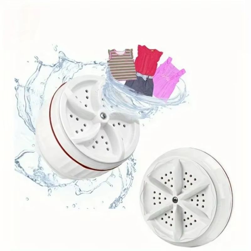 USB Portable Mini Washing Machine Turbine Washer for Travel and Business Trips