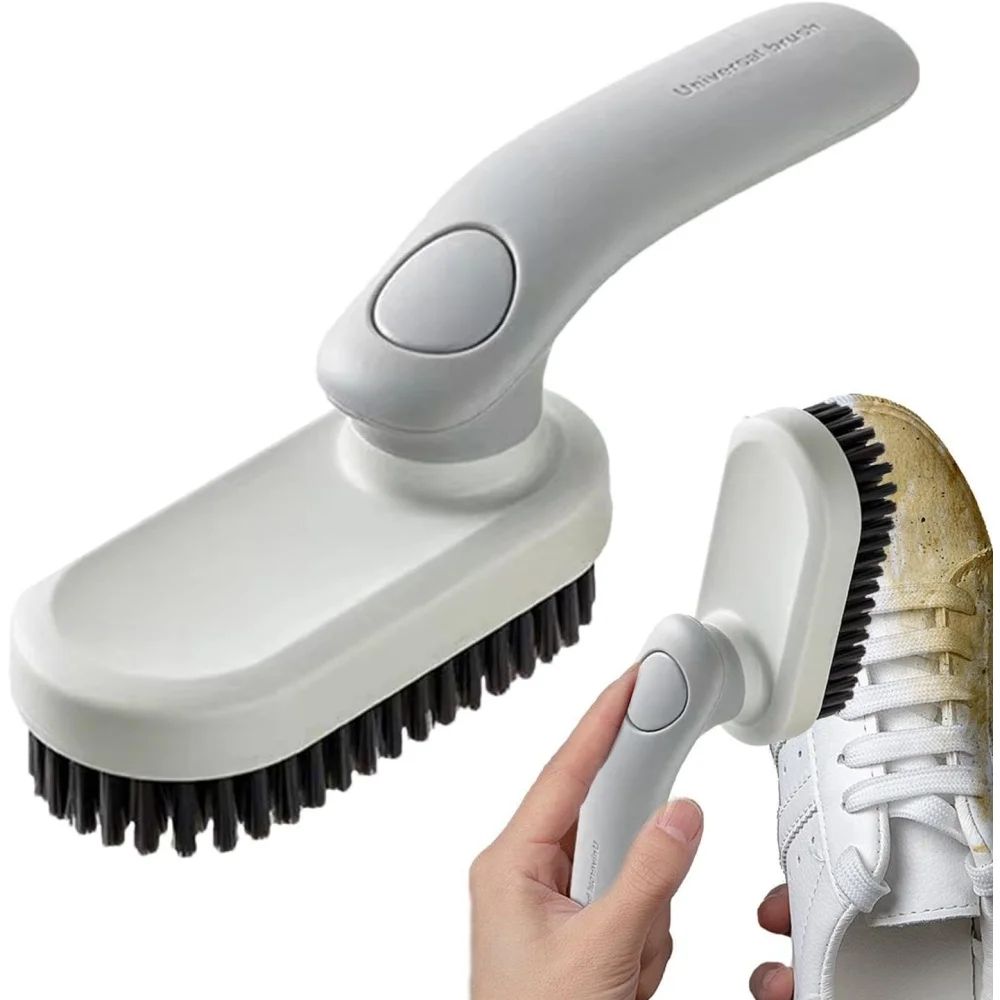 Foldable Soft Bristle Laundry & Shoe Cleaning Brush with Ergonomic Handle