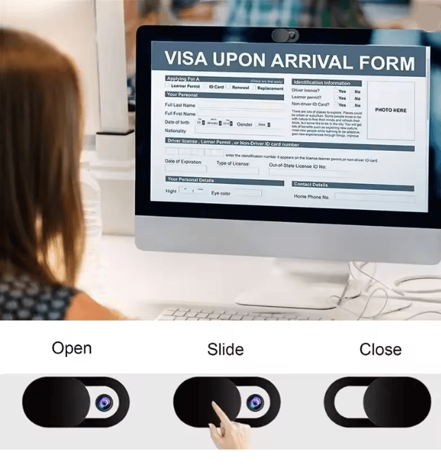 PrivacyShield Webcam Cover Slider for Laptops Phones and Tablets