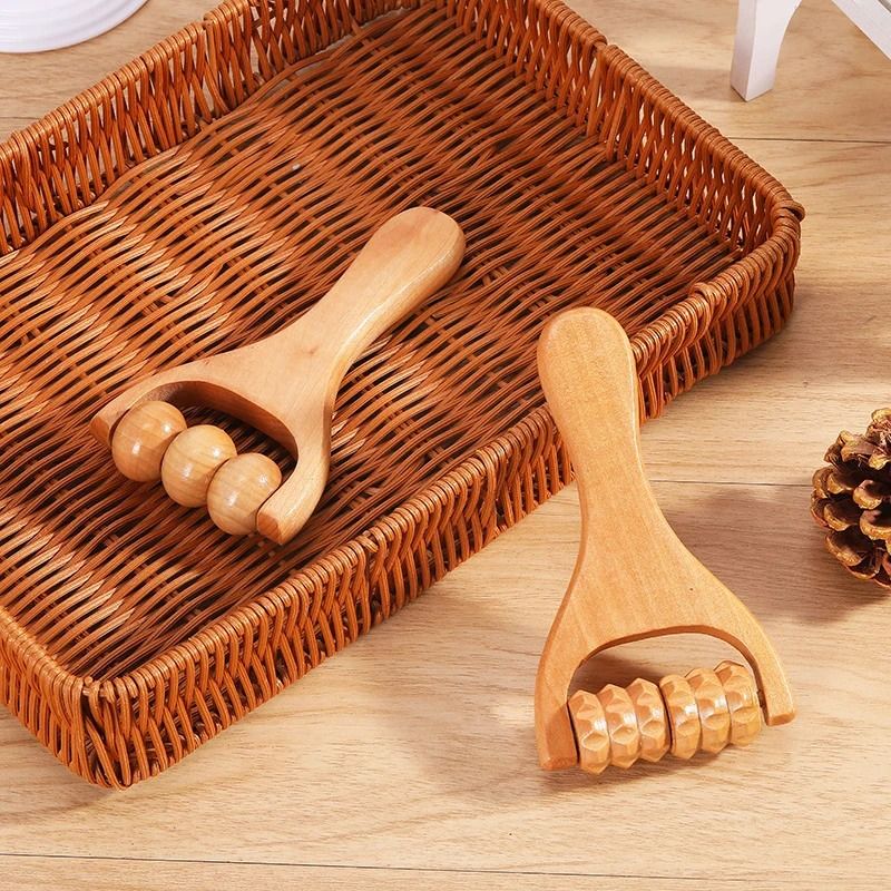 Wooden Relaxation Roller Massager
